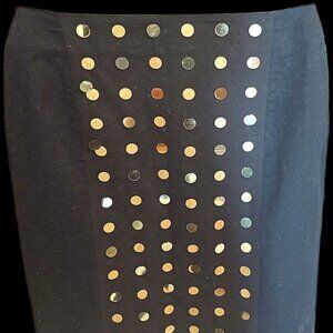 NWT KATE SPADE BLACK Skirt Size 6.